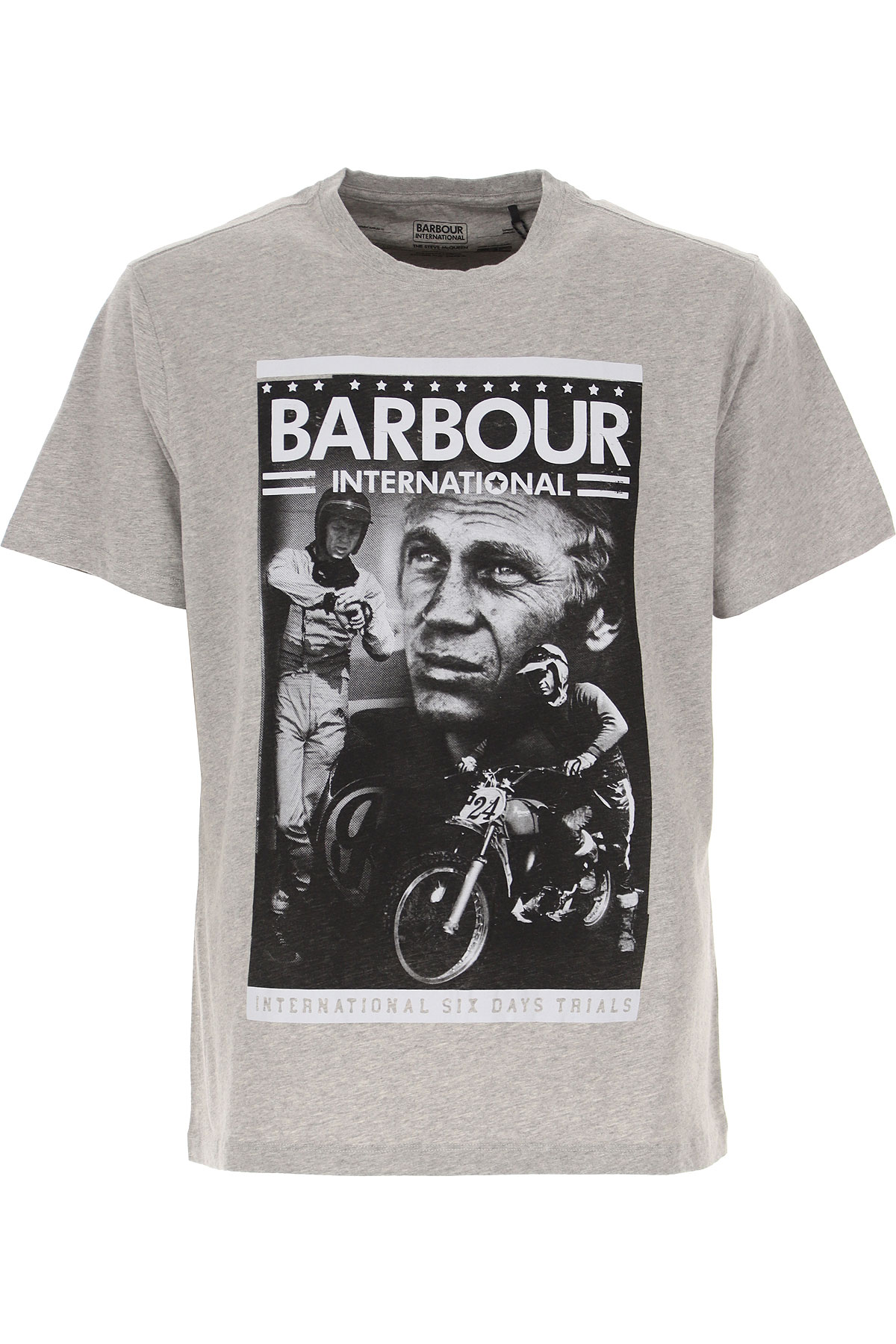 Shop Now For The Barbour T-Shirt for Men On Sale, Grey, Cotton, 2021, L XL  | AccuWeather Shop