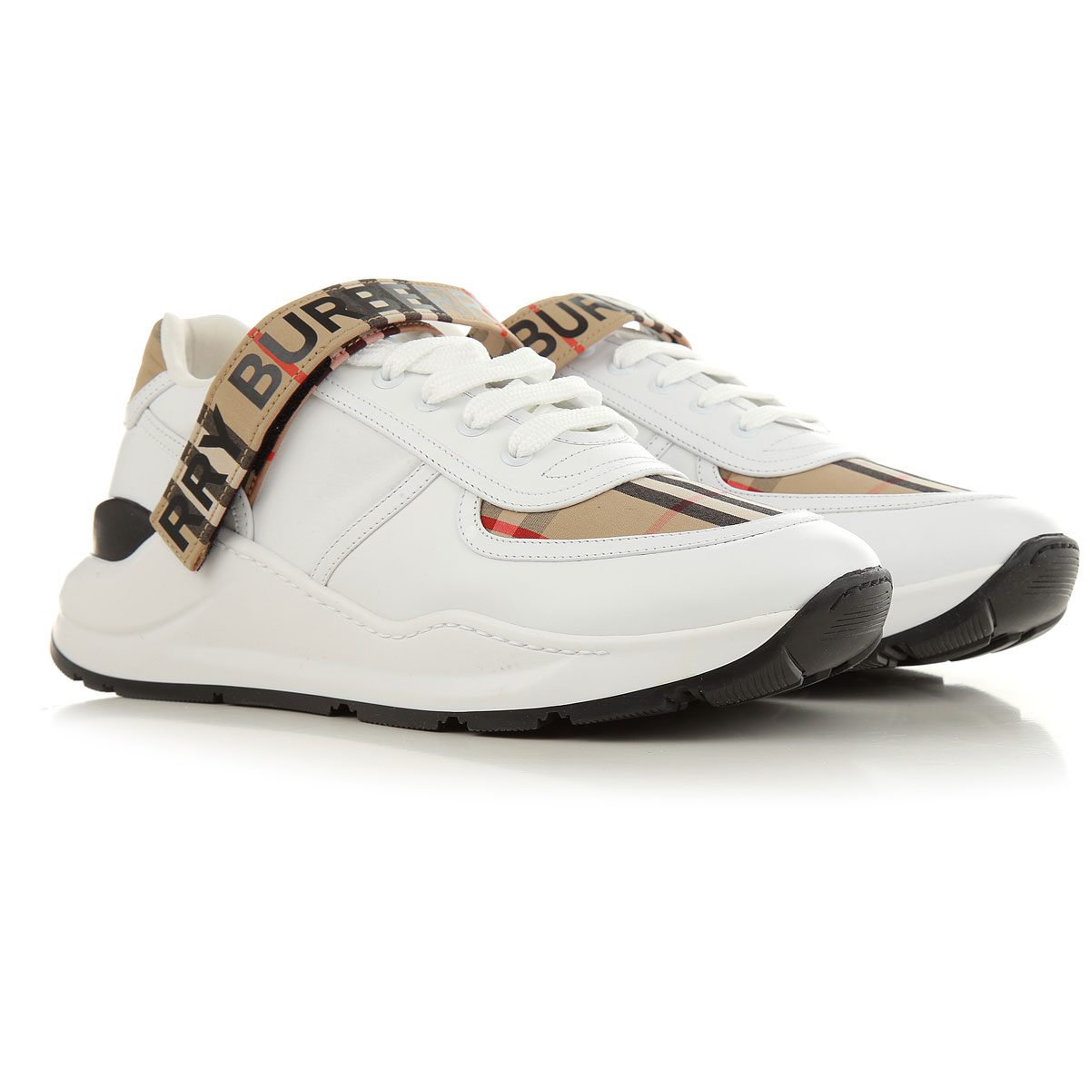 Burberry Sneakers for Men On Sale, White, Leather, 2021, 7.5 | AccuWeather  Shop