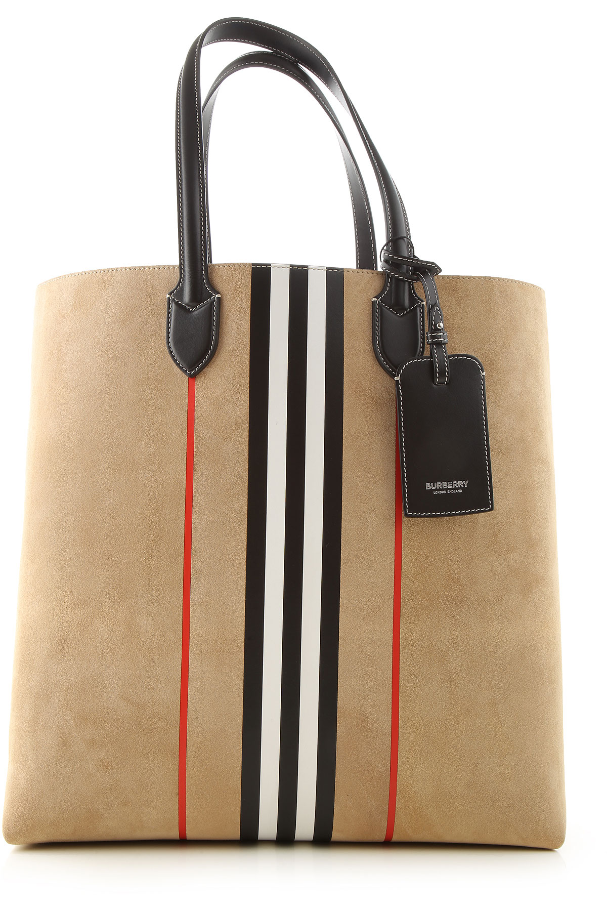 Burberry Tote Bag On Sale, Beige, suede, 2021 from Burberry | IBT Shop